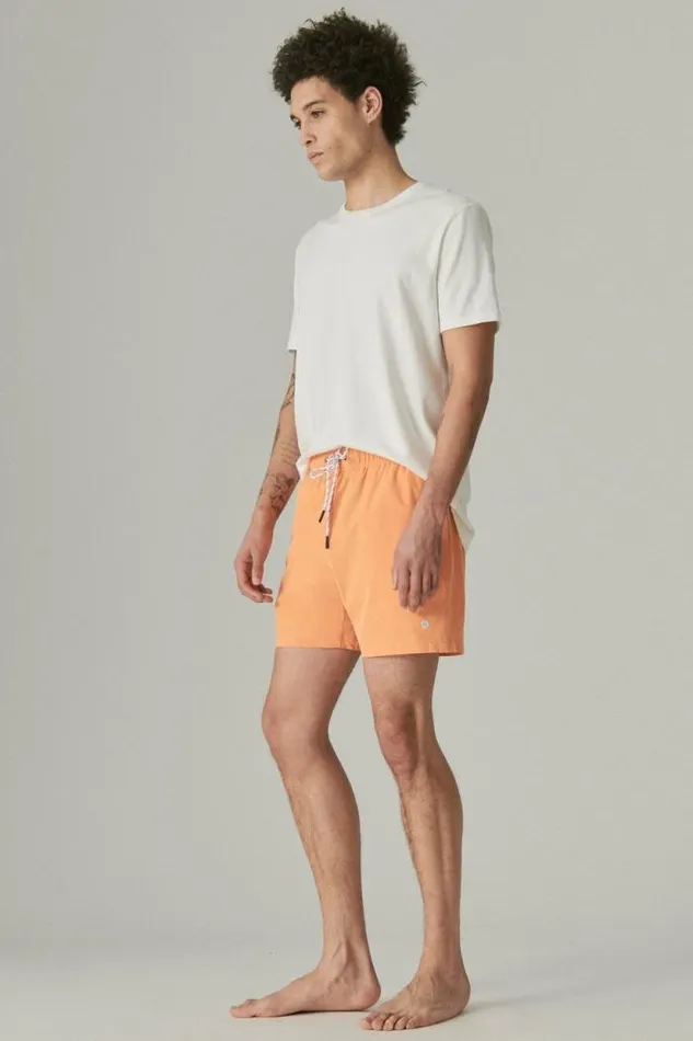 Lucky Brand 6034 Stretch Swim Short Amberglow Men Swim