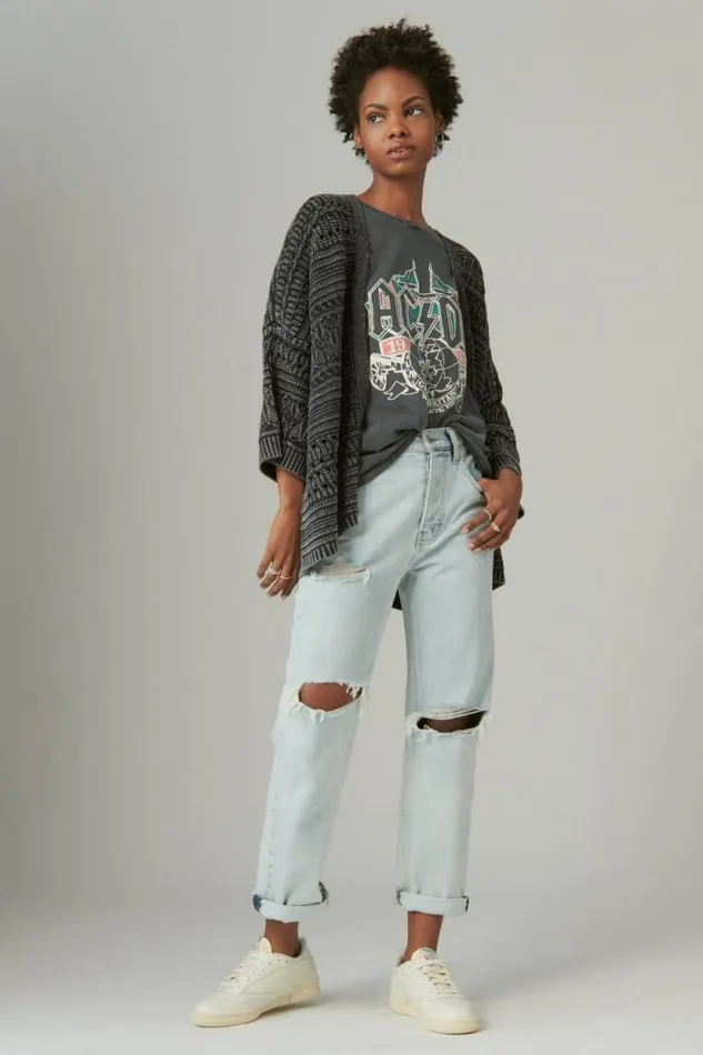 Lucky Brand 90s Loose Crop A List Dest Women Jeans