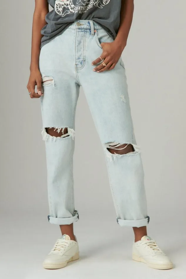Lucky Brand 90s Loose Crop A List Dest Women Jeans
