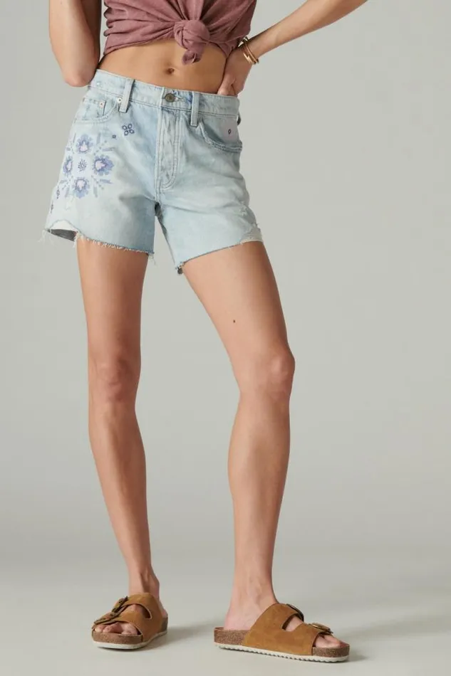 Lucky Brand 90s Midi Short Island Hopper Women Shorts