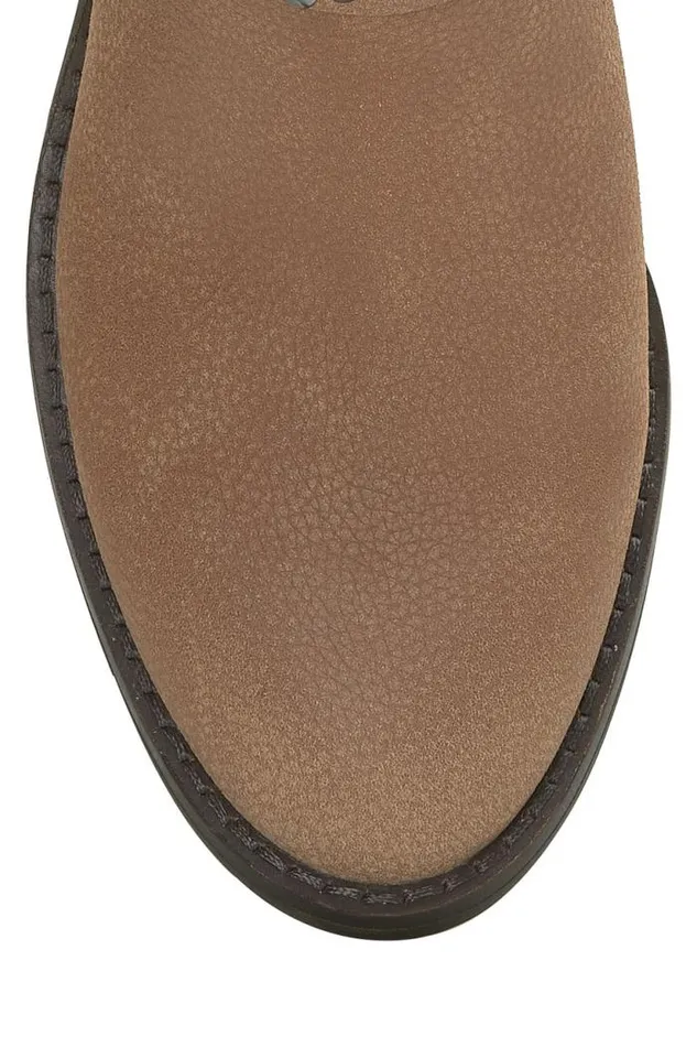 Lucky Brand Callam Studded Strap Bootie Medium Dark Beige Women Shoes
