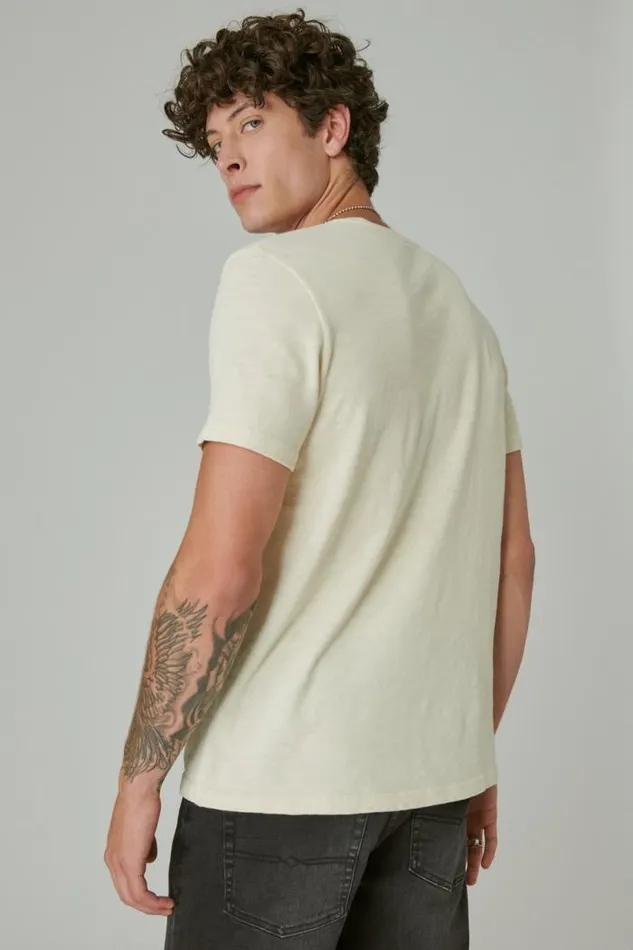 Lucky Brand Coca Cola Bottle Tee Parchment Men Graphic Tees