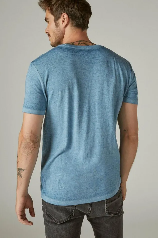Lucky Brand Coyote Biker Tee Allure Men Graphic Tees
