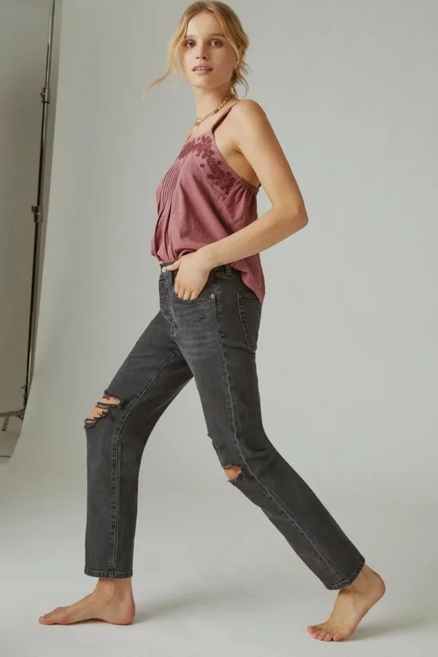 Lucky Brand High Rise 90s Loose Atlas Dest Women Jeans