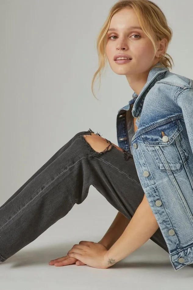 Lucky Brand High Rise 90s Loose Atlas Dest Women Jeans