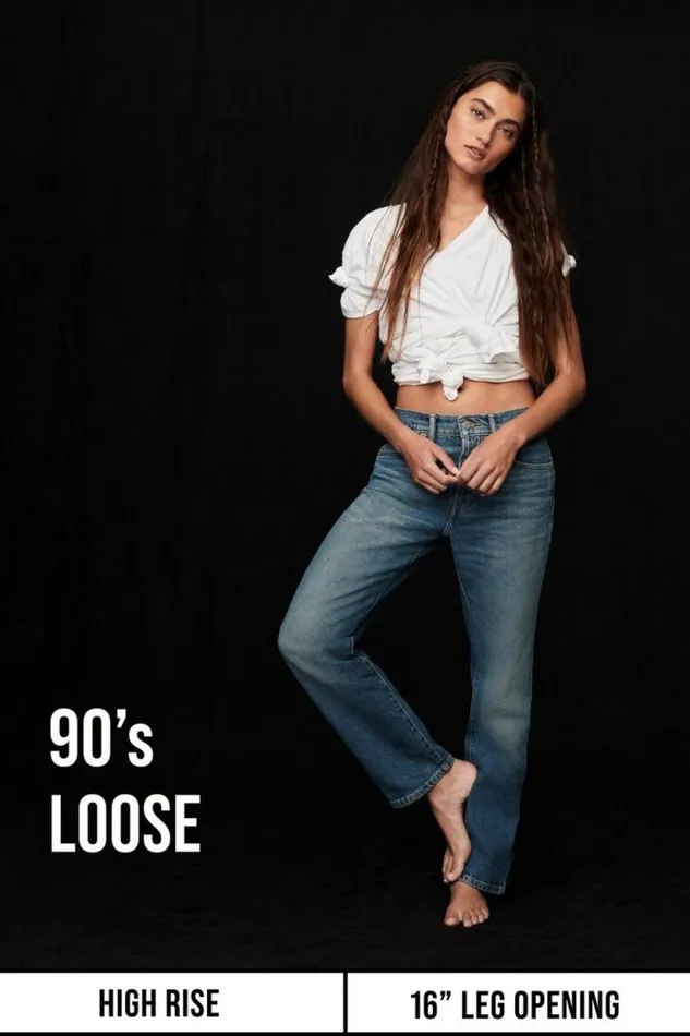 Lucky Brand High Rise 90s Loose Atlas Dest Women Jeans