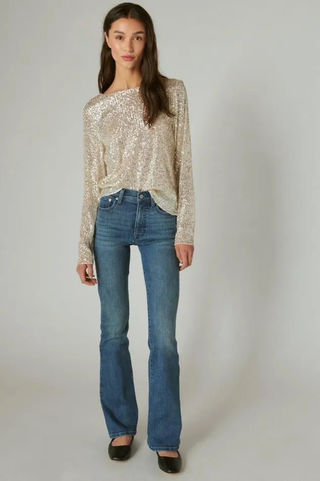 Lucky Brand High Rise Stevie Flare Gemini Women Jeans