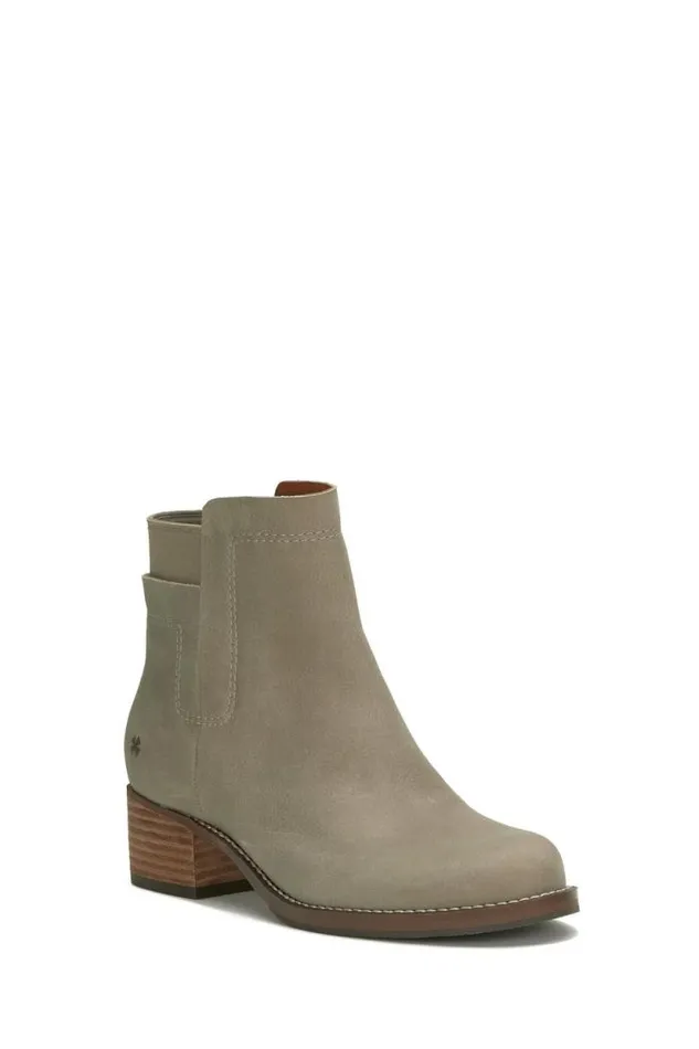 Lucky Brand Hirsi Bootie Open Grey Women Shoes
