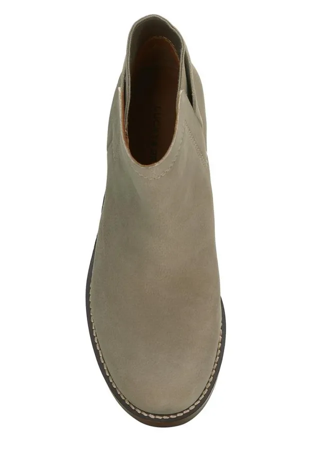 Lucky Brand Hirsi Bootie Open Grey Women Shoes