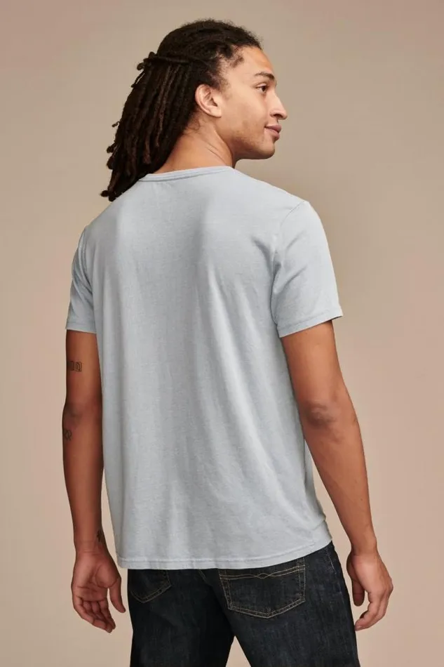 Lucky Brand Keytar Bear Faded Denim 174021tcx Men Graphic Tees