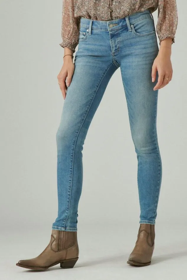 Lucky Brand Low Rise Lizzie Skinny Record Deal Women Jeans