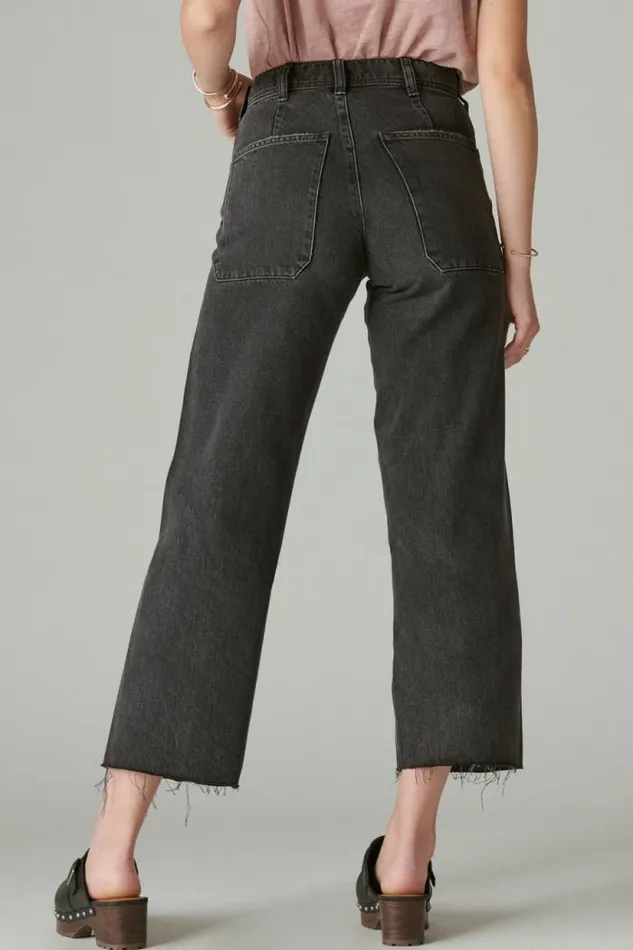 Lucky Brand Lucky Legend High Rise Wide Leg Raven Women Jeans