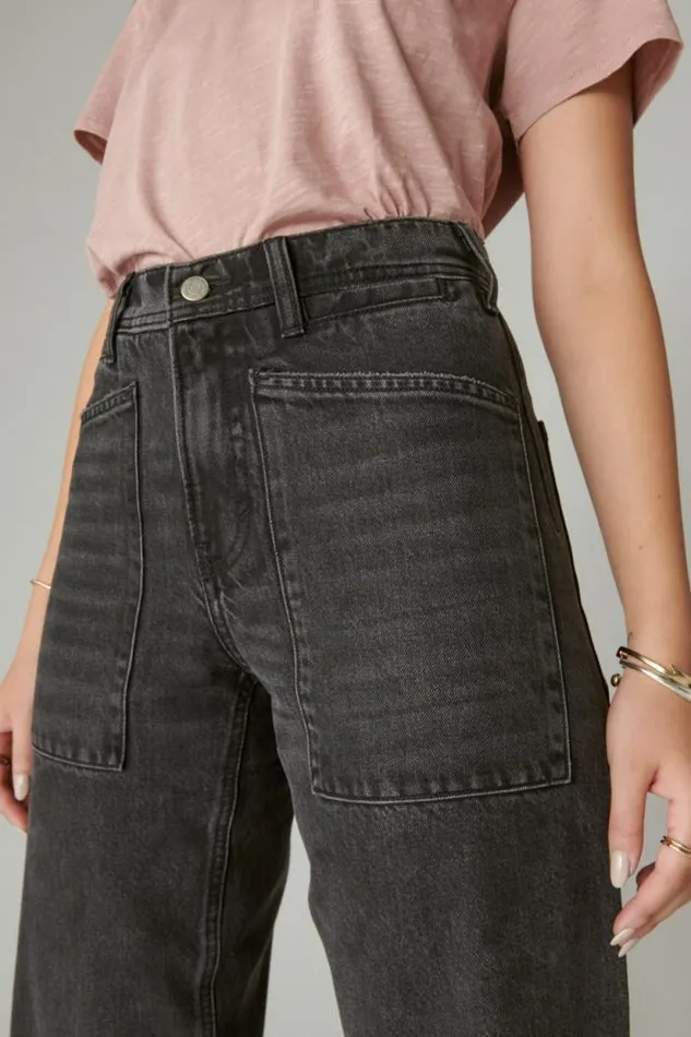 Lucky Brand Lucky Legend High Rise Wide Leg Raven Women Jeans