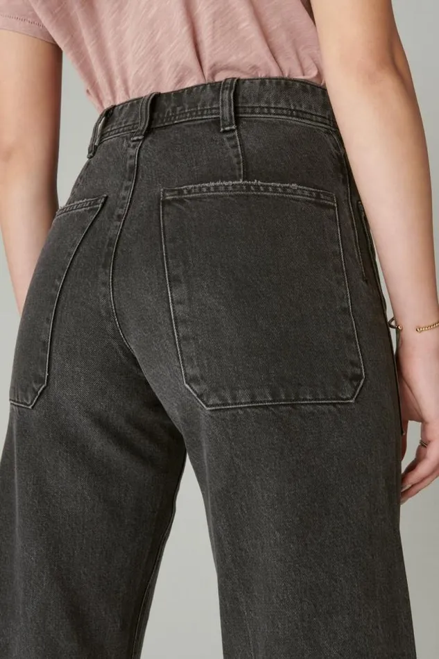 Lucky Brand Lucky Legend High Rise Wide Leg Raven Women Jeans