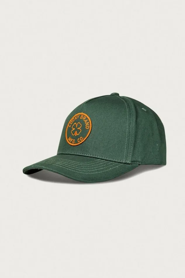 Lucky Brand Lucky Mfg Co Patch Hat Open Green MenWomen Hats