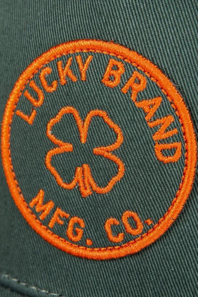 Lucky Brand Lucky Mfg Co Patch Hat Open Green MenWomen Hats