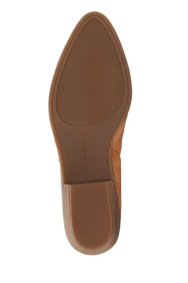Lucky Brand Mahzan Loafer Open Brownrust Women Shoes