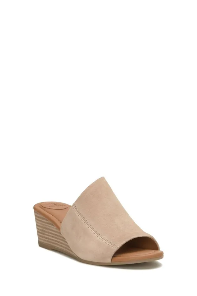 Lucky Brand Malenka Wedge Medium Beige Women Shoes