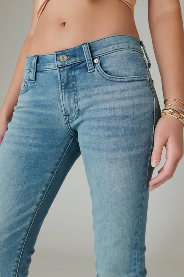 Lucky Brand Mid Rise Sweet Straight Glass Mount Women Jeans