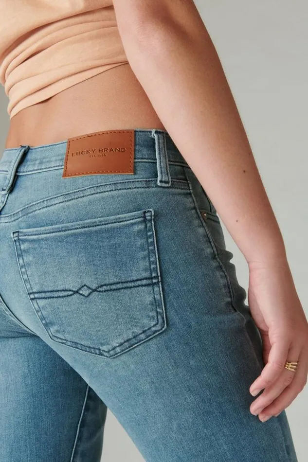 Lucky Brand Mid Rise Sweet Straight Glass Mount Women Jeans