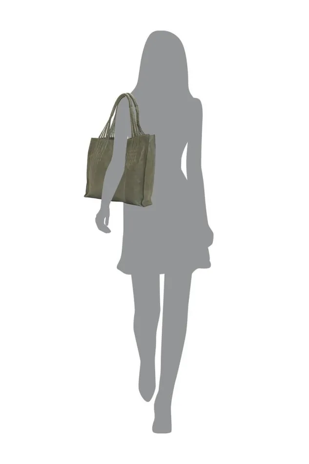 Lucky Brand Mina Tote Bag 3750 Deep Jade Women Handbags