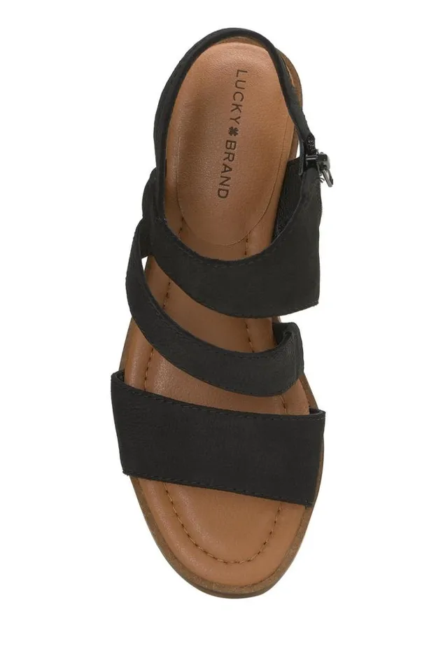 Lucky Brand Rhodette Heel Black Women Shoes