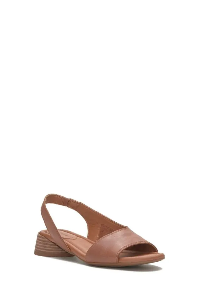 Lucky Brand Rimma Low Heel Camel Women Shoes