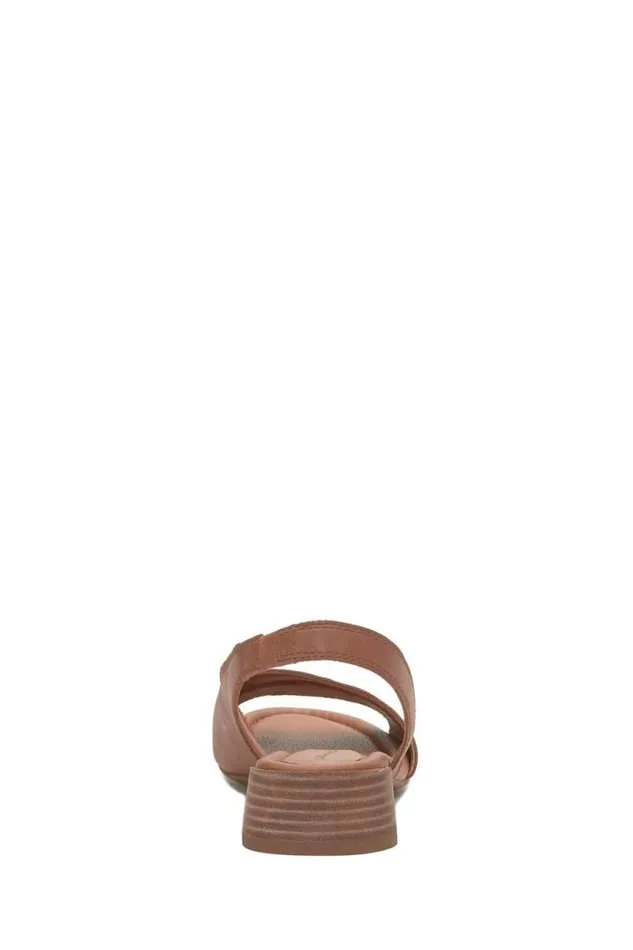 Lucky Brand Rimma Low Heel Camel Women Shoes