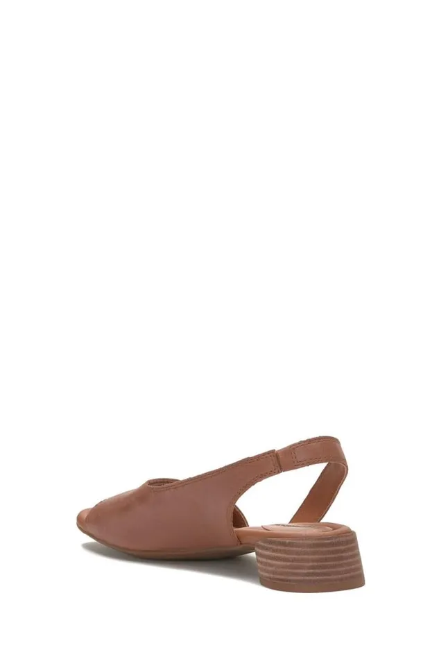 Lucky Brand Rimma Low Heel Camel Women Shoes