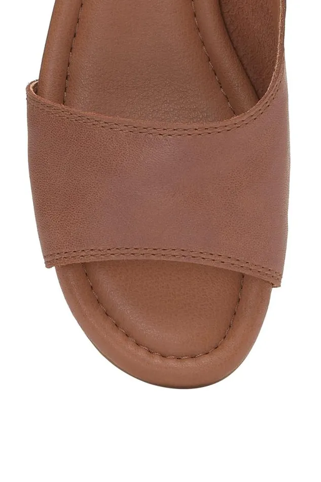 Lucky Brand Rimma Low Heel Camel Women Shoes