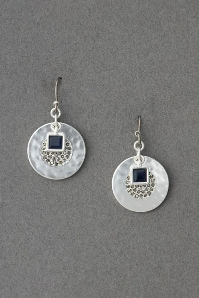 Lucky Brand Silver Disc Earring Silver Women Jewelry