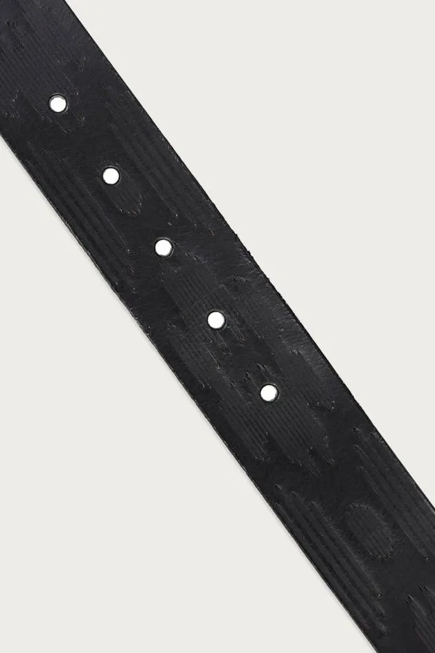 Lucky Brand Southwest Embossed Leather Belt Black Men Belts Lucky Brand Southwest Embossed Leather Belt Black Men Belts