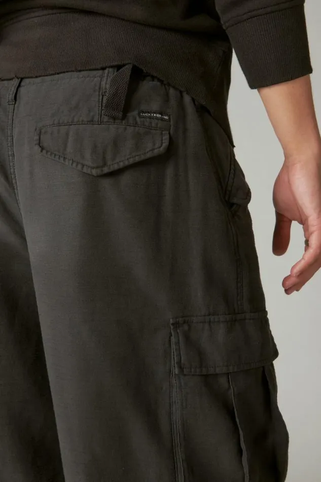 Lucky Brand Surplus Cargo Pant Jet Black Men Pants