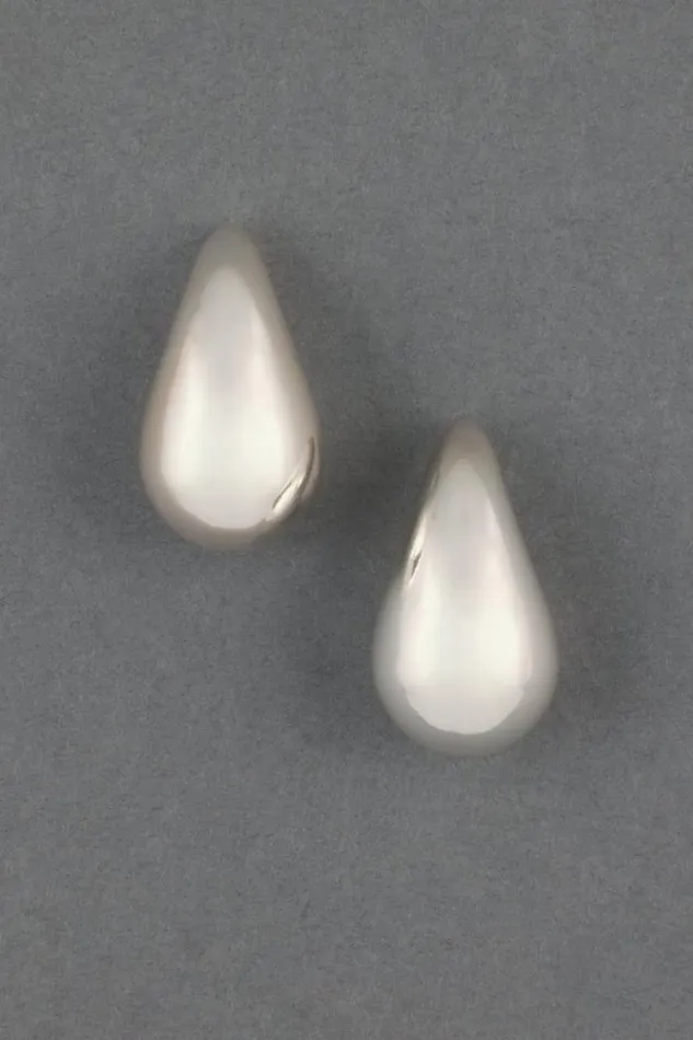 Lucky Brand Teardrop Earrings Silver Women Jewelry