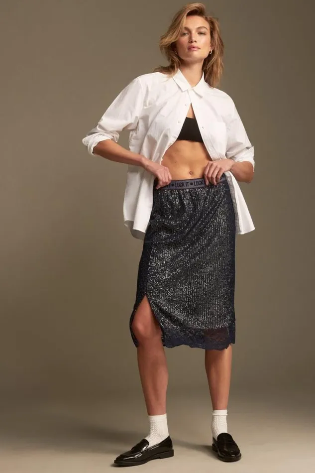 Lucky Brand The Oversized Poplin Button Down Bright White Women Blouses