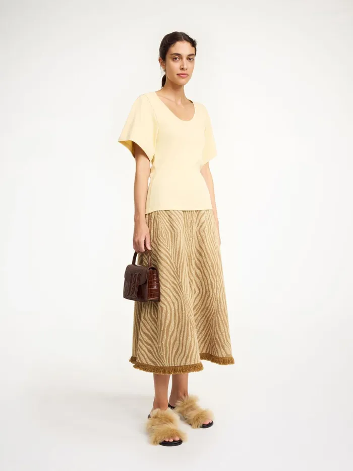 Lunai TShirt Sea Mist Women By Malene Birger Tops and Blouses