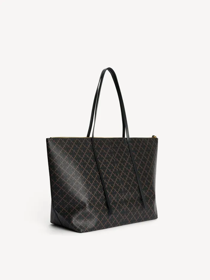Luze Tote Bag Dark Chokolate Women By Malene Birger Bags