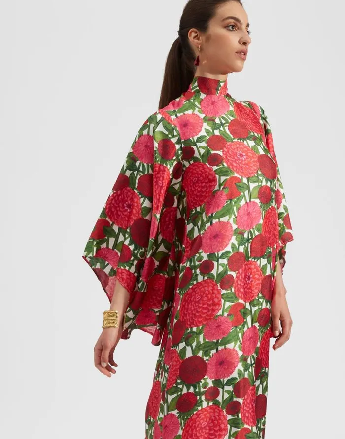 Magnifico Dress Pink Dahlias Women La Double J Dresses