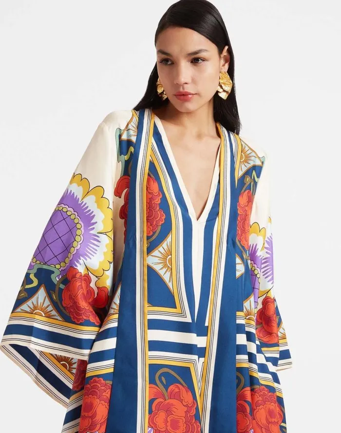 Magnifico Dress Placed Taormina Place Rust Women La Double J Dresses Magnifico Dress Placed Taormina Place Rust Women La Double J Dresses