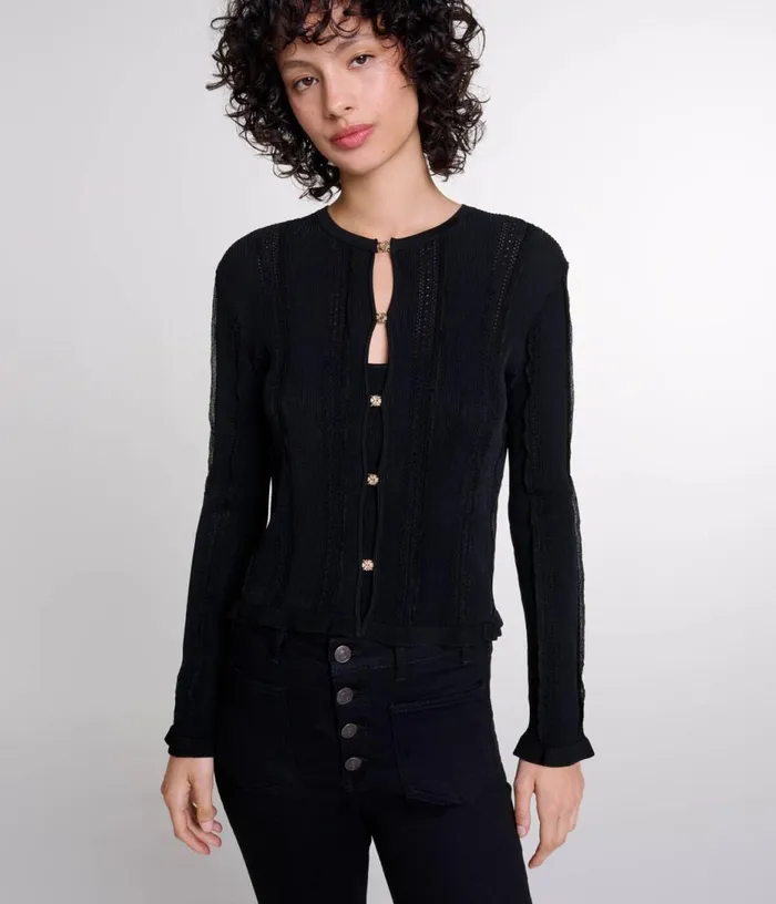 Maje 2in1 Cardigan Women Sweaters and Cardigans