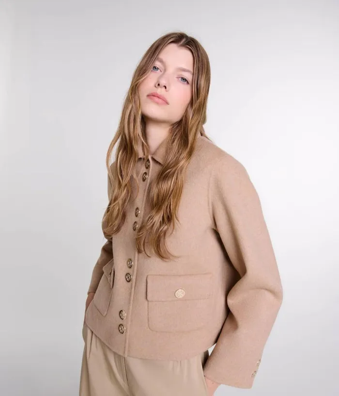 Maje Doublesided Jacket Women Blazers and Jackets