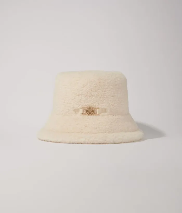 Maje Faux Fur Bucket Hat Women Hats