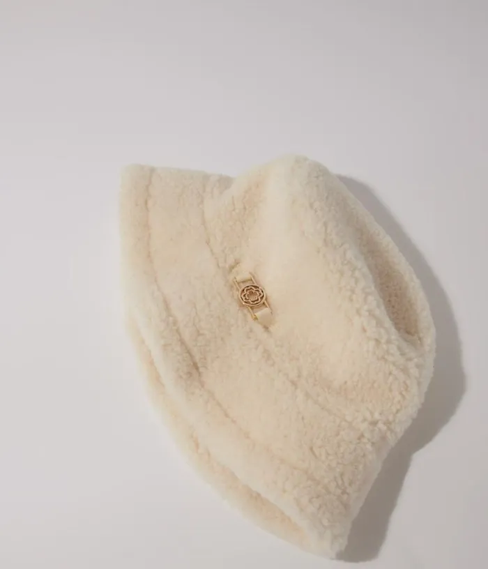 Maje Faux Fur Bucket Hat Women Hats