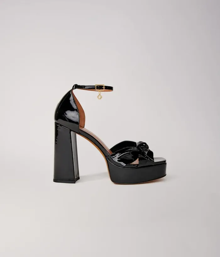 Maje Leather Platform Sandals Women Pumps and Sandals