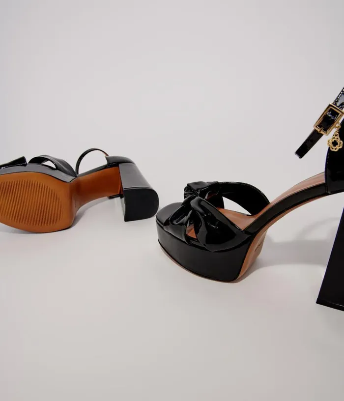 Maje Leather Platform Sandals Women Pumps and Sandals