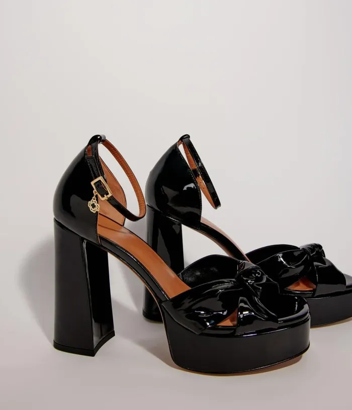Maje Leather Platform Sandals Women Pumps and Sandals