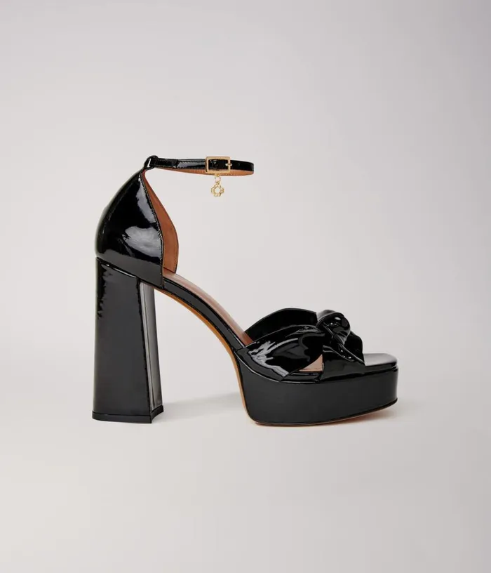 Maje Leather Platform Sandals Women Pumps and Sandals