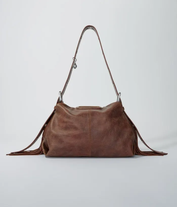 Maje Miss M Bag In Vintage Leather Women Shoulder Bags