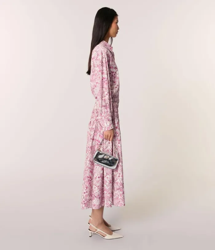 Maje Printed Maxi Skirt Women Skirts and Shorts