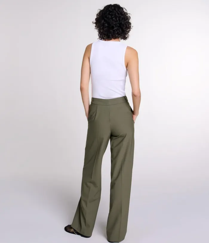 Maje Straightleg Suit Trousers Women Pants and Jeans